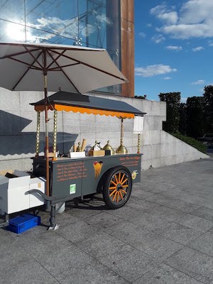 Chariot mobile Belle Époque - La Ferme de la Métairie